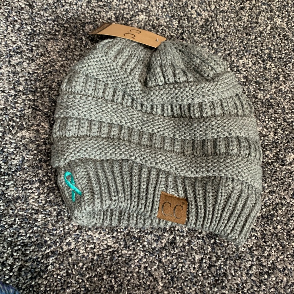 CC OVARIAN CANCER AWARENESS BEANIE